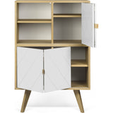 TemaHome Niche Cupboard | Oak / Pure White 9500.402692
