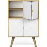 TemaHome Niche Cupboard | Oak / Pure White 9500.402692