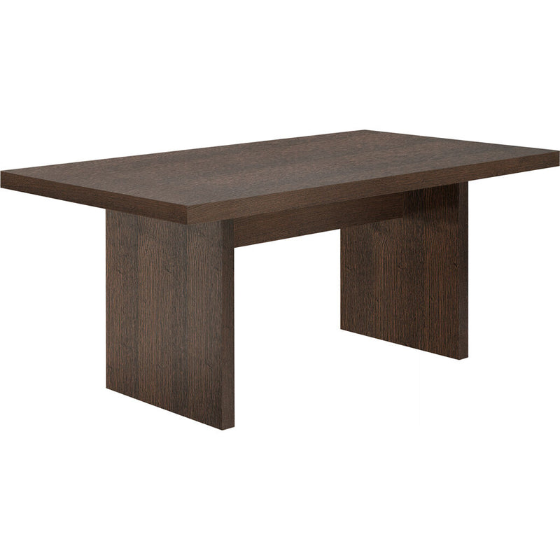 Temahome Multi 63" Table Top w/ Square Veneered Legs | Oak