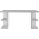 TemaHome Multi 160 Storage Leg Dining Table | Pure White 9500.612305