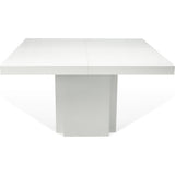 TemaHome Dusk 130 Dining Table | High Gloss White 9500.612602