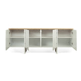 TemaHome Edge Sideboard | Pure White / Oak 9500.621697
