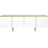 TemaHome Edge Sideboard | Pure White / Oak 9500.621697