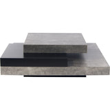 TemaHome Slate Coffee Table | Concrete Look / Pure Black 9700.624605