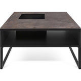 TemaHome Sigma Coffee Table | Oxide Ceramic / Black 179042-SIGMA