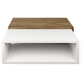 TemaHome Jazz Coffee Table | Pure White / Walnut 9000.625701