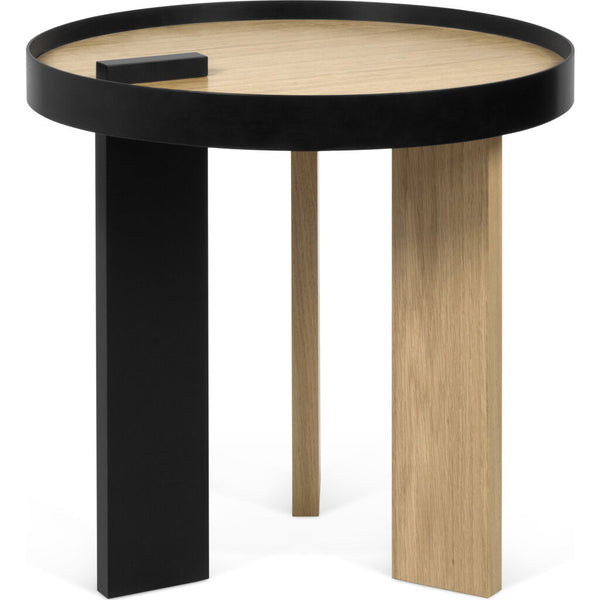 Temahome Bruno Side Table | Oak/Pure Black
