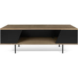 TemaHome Dixie TV Table | Walnut / Pure Black 9003.639289