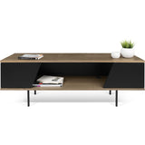 TemaHome Dixie TV Table | Walnut / Pure Black 9003.639289