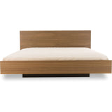 TemaHome King Size Float Bed Frame | Walnut 9500.758614