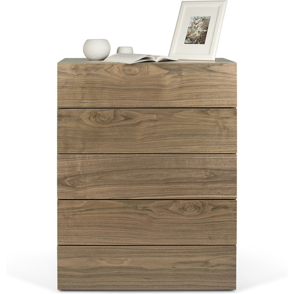 TemaHome Float 5 Drawer Chest | Walnut 9303.759062