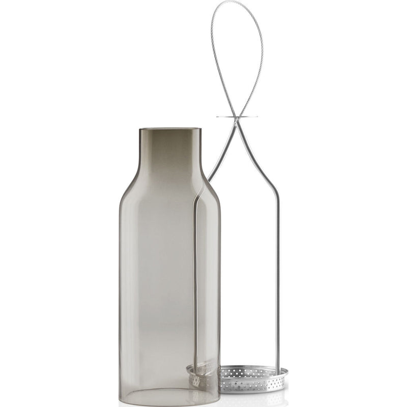 Eva Solo 20cm Glass Lantern | Smokey Grey