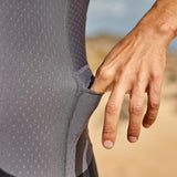 Zone3 Men's Aquaflo Plus Short Sleeve Tri Top | Black/Neon Green