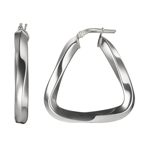 Awe Inspired Triangle Hoop Earrings