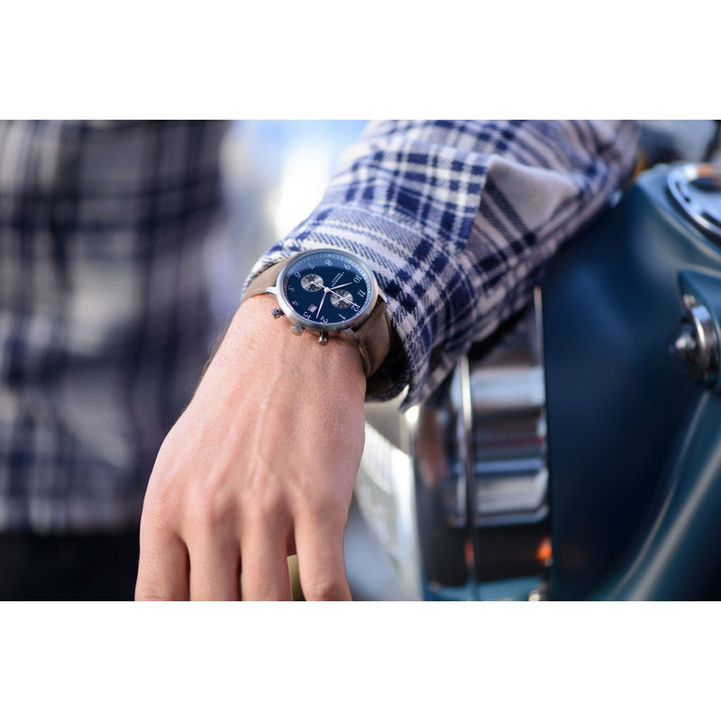 Armogan Regalia S-44 Chronograph Watch | Blue Sapphire