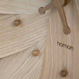 Nomon Brisa Oak X-Large Clock | Body in Oak Wood