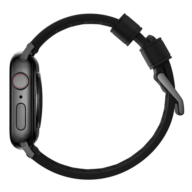 Hello Nomad Active Apple Watch Strap Pro 44mm / 42mm | Black Leather