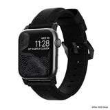 Nomad Traditional Apple Watch Strap | Black Leather/Black Hardware