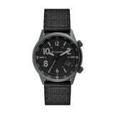 Columbia Outbacker Black 3-Hand Date Men's Lifestyle Analog Watch | Black Nylon