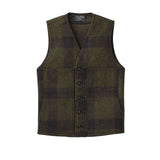 Filson Mackinaw Wool Vest XS | Forest Green/Brown