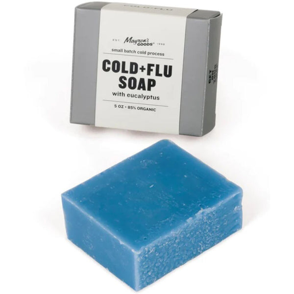 Mayron's Goods Bar Soap | Cold and Flu | Eucalyptus and Peppermint | 5.5 oz