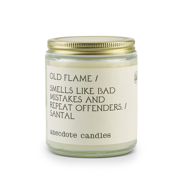 Anecdote Candles Glass Jar Candle | Old Flame