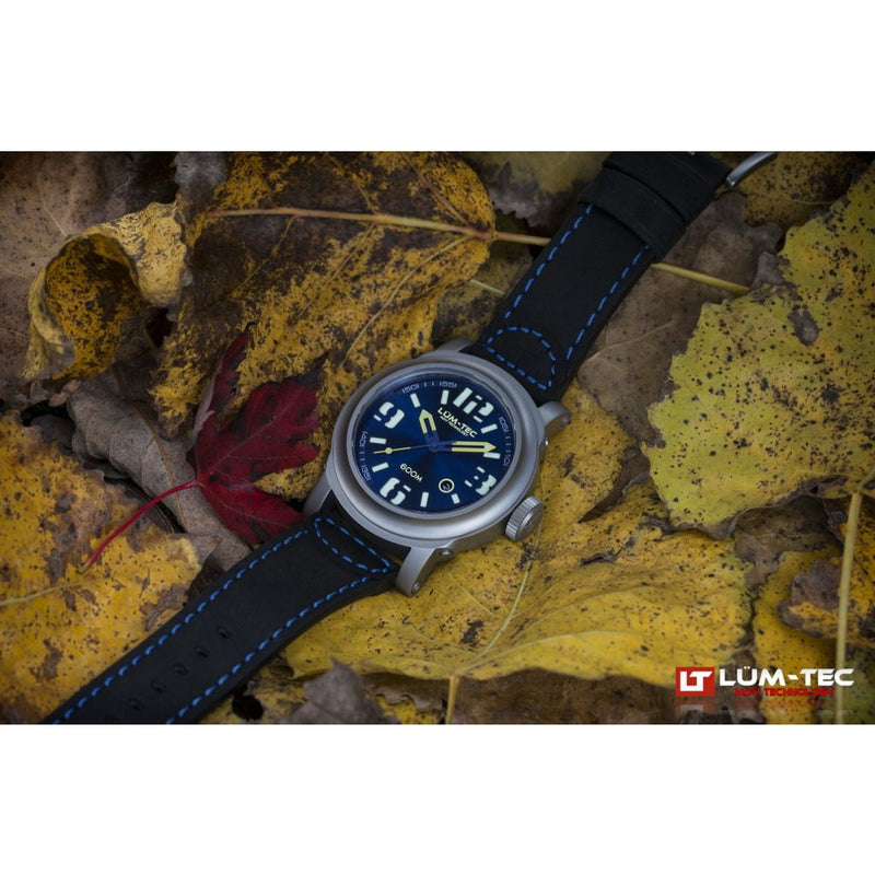 Lum-Tec 600M-2 Abyss Watch | Leather Strap