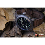 Lum-Tec 600M-3 Abyss Watch | Leather Strap