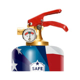 Safe-T Designer Fire Extinguisher | Patriotic -USA SL1710