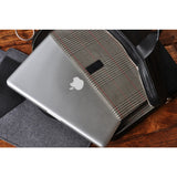 Kiko Leather Agent Pebble 15 Laptop Briefcase | Black 601