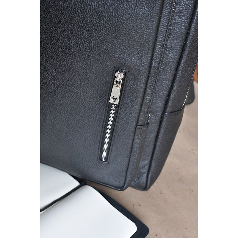 Kiko Leather Pebble 13 Laptop Backpack | Black 602