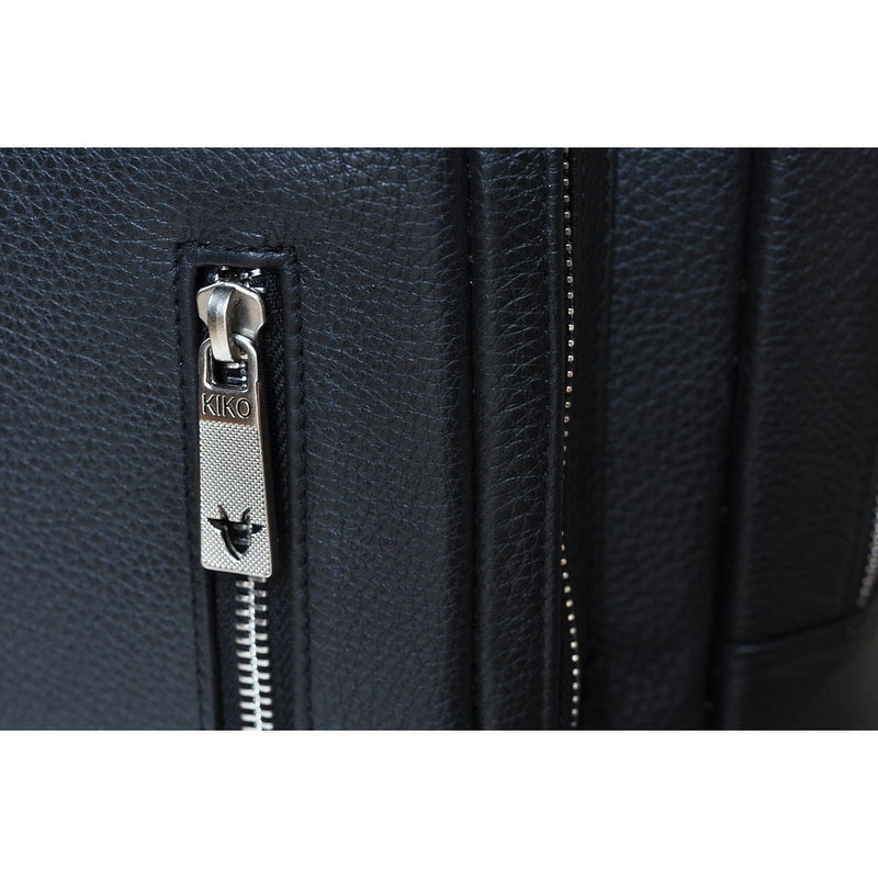 Kiko Leather Pebble 13 Laptop Backpack | Black 602