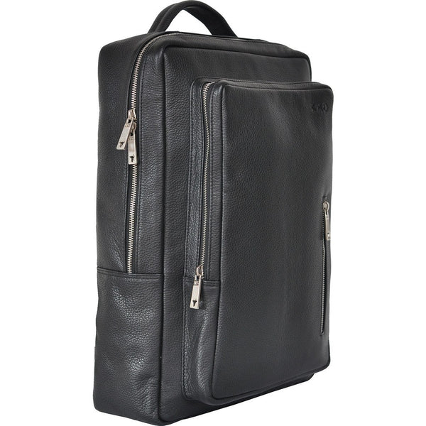 13 laptop backpack leather Kiko Leather Pebble 13 Laptop Backpack Black 602 – Sportique
