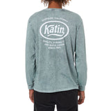 Katin Station Long Sleeve Graphic Tees | Steel Blue Mineral
