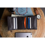 Kiko Leather Trifold Wallet
