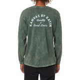 Katin Heritage Long Sleeve Graphic Tees | Olive Mineral