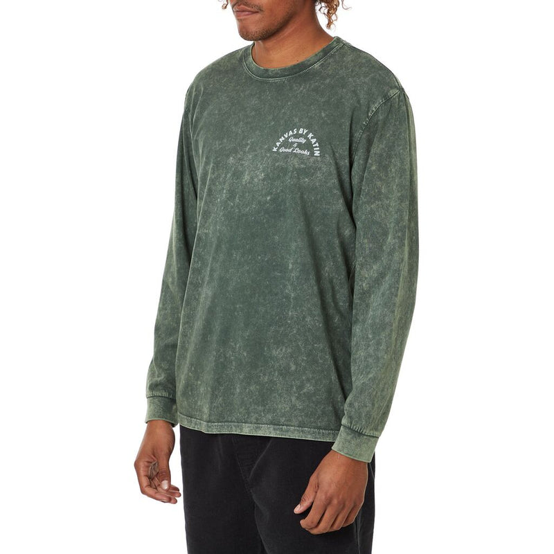 Katin Heritage Long Sleeve Graphic Tees | Olive Mineral