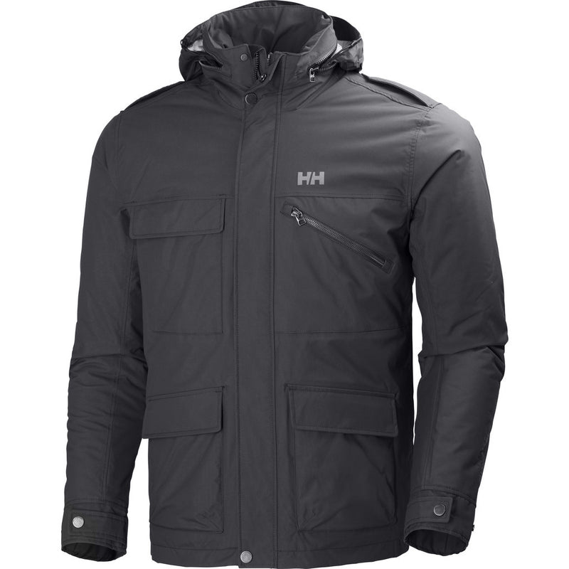 Helly Hansen Men's Universal Moto Insulated Rain Jacket | Ebony M 62471_980-M