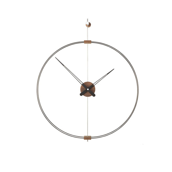 Nomon Mini Barcelona Wall Clock | Fiberglass/Walnut/Graphite Finished Brass
