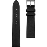Sternglas Vintage Cattle Leather Strap 20mm | Nero Silver