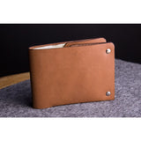 Kiko Leather Unstitched Leather Billfold Wallet