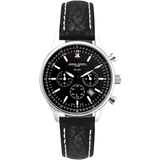 Jorg Gray JG6500-21 Black Chronograph Unisex Watch | Leather