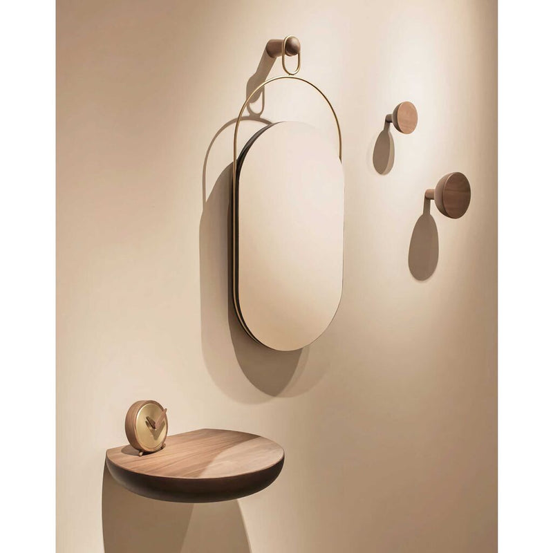 Nomon Espejo Eslabon walnut Mirror