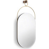 Nomon Espejo Eslabon walnut Mirror