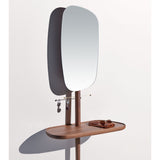 Nomon RECIBIDOR - HALLWAY FURNITURE | Natural walnut and Polished brass accesory