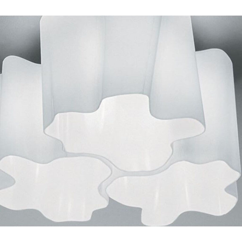Artemide Logico Micro Triple Nested Max Ceiling Light | 3X60W E12 120V Grey/White