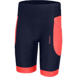 Zone3 Women's Aquaflo Plus Tri Shorts | Navy/Coral