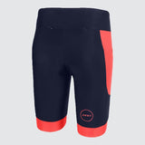 Zone3 Women's Aquaflo Plus Tri Shorts | Navy/Coral