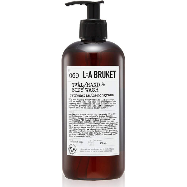 L:A Bruket No 069 Hand & Body Wash | Lemongrass