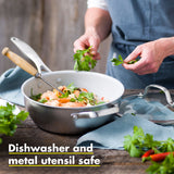 GreenPan Venice Pro Evershine Chef's Pan w/ Helper Handle | 3.5 Quarts